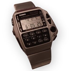1993 Casio CMD-40 Remote Control Watch with Calculator and Adjustable Band